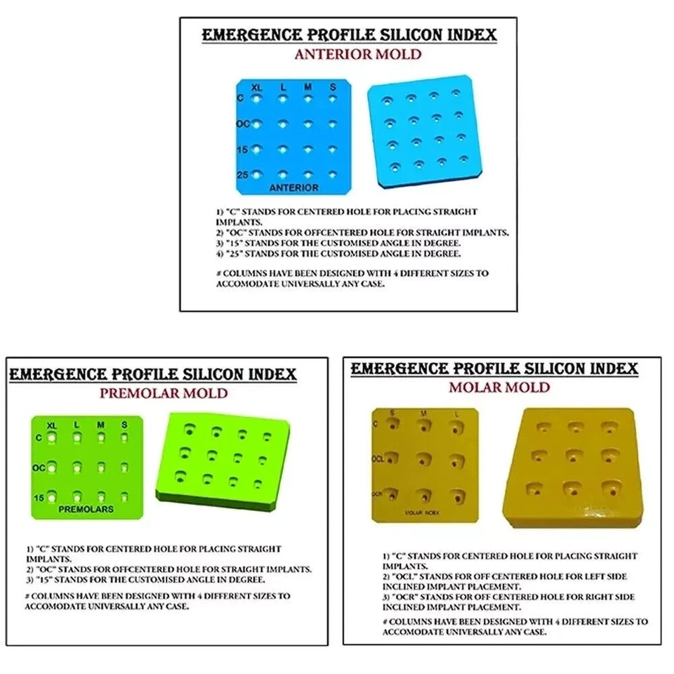 NEW Gingival Former Customization Silicon Index JULLDENT / EMERGENCE profile