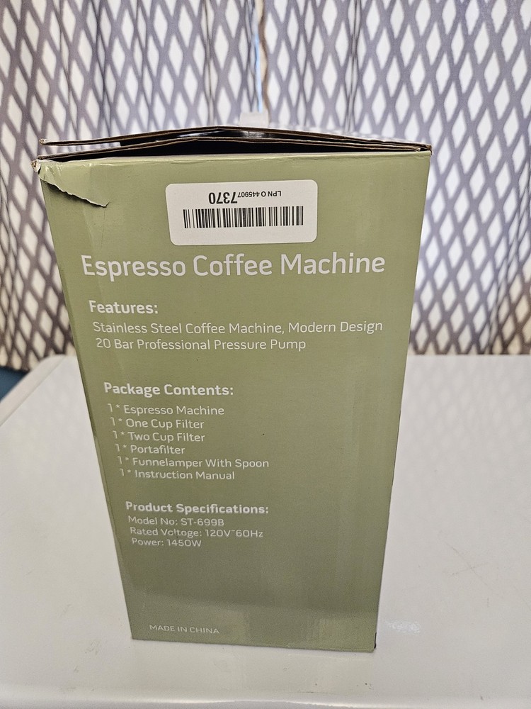 Espresso Coffee Machine 20 Bar ST-699B