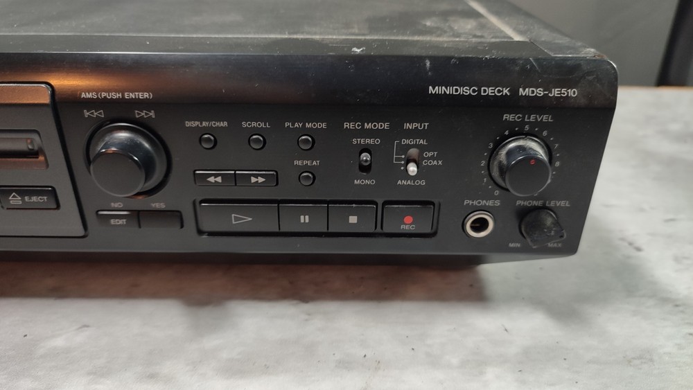 Sony Minidisc Deck MDS-JE510