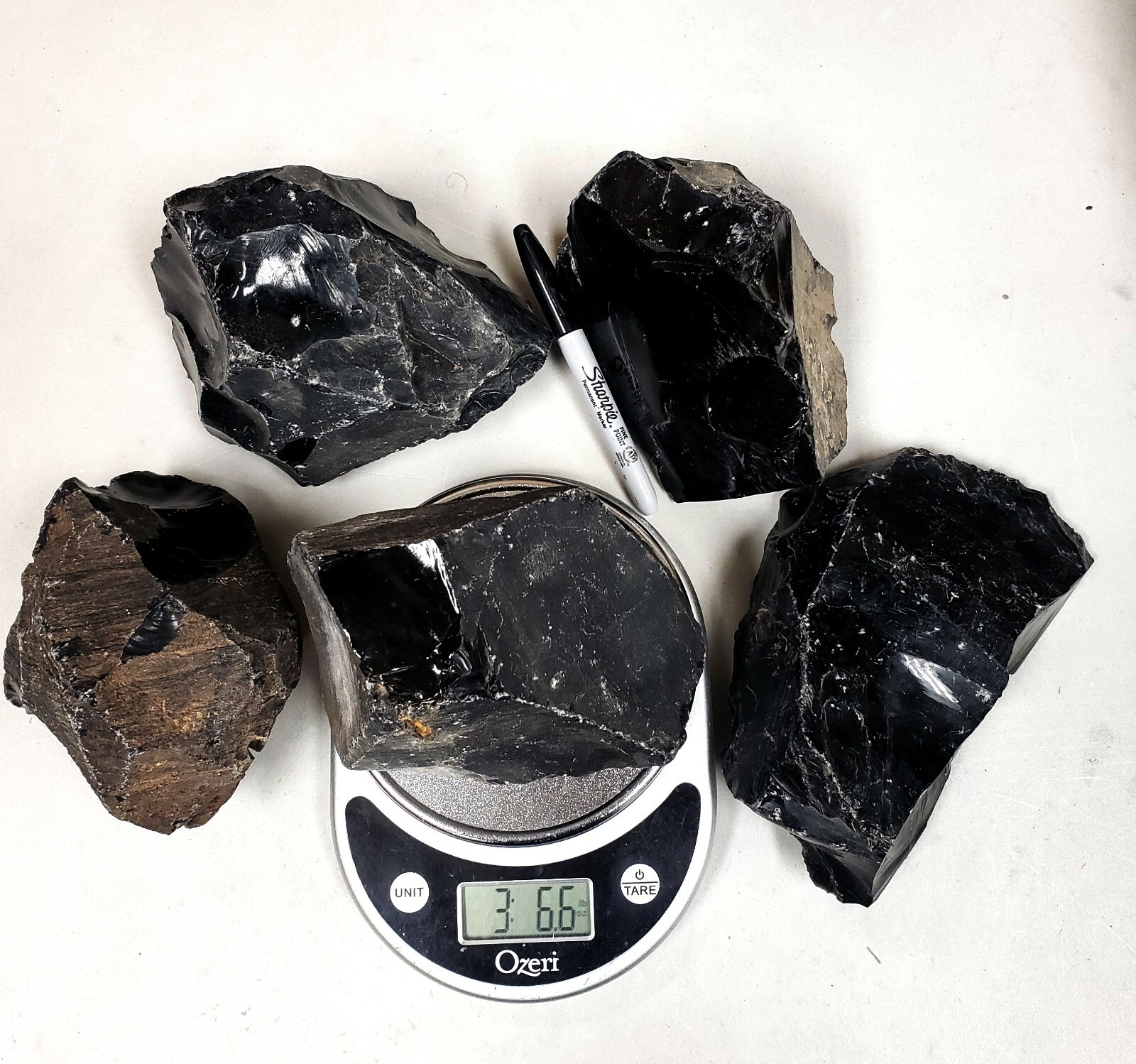 GIANT Black Obsidian Stones Large Raw Healing Crystals Natural Lapidary Rocks