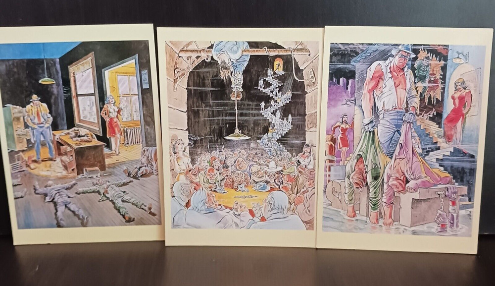 12 Spirit postcards by Will Eisner - 1986 Catalan