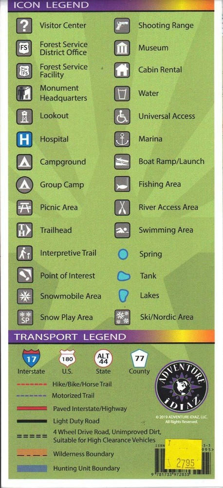 Arizona Hunt Unit 08 Hunting/Recreation Map