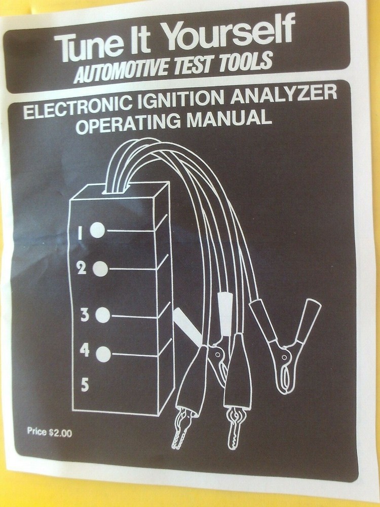 KAL Electronic Ignition Analyzer #2722 Engineered For Excellence #1