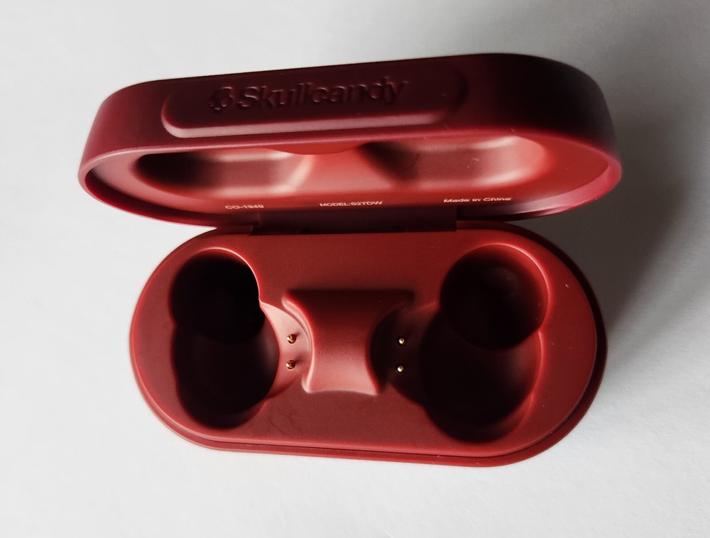 Original Red CHARGING CASE ONLY for Skullcandy Sesh S2TDW Wireless Earbuds