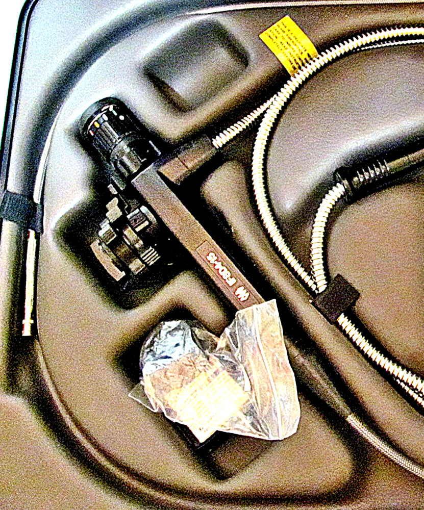 OLYMPUS IF8D4-15 Flexible Borescope Visual Inspection In Hard side Case