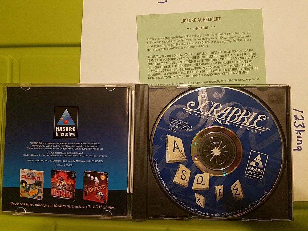 Scrabble CD-ROM Crossword Game (Windows/Mac, 1996)