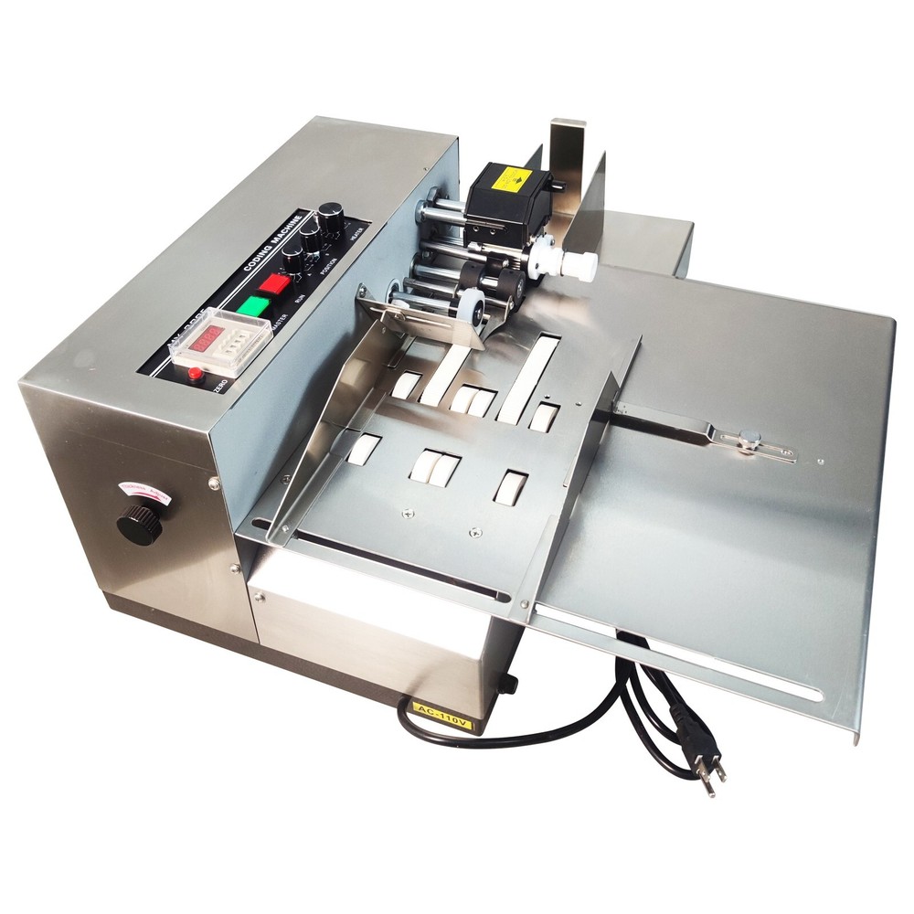 110V Continuous Date Coding Machine Ink Wheel Coding Machine for Package Printi