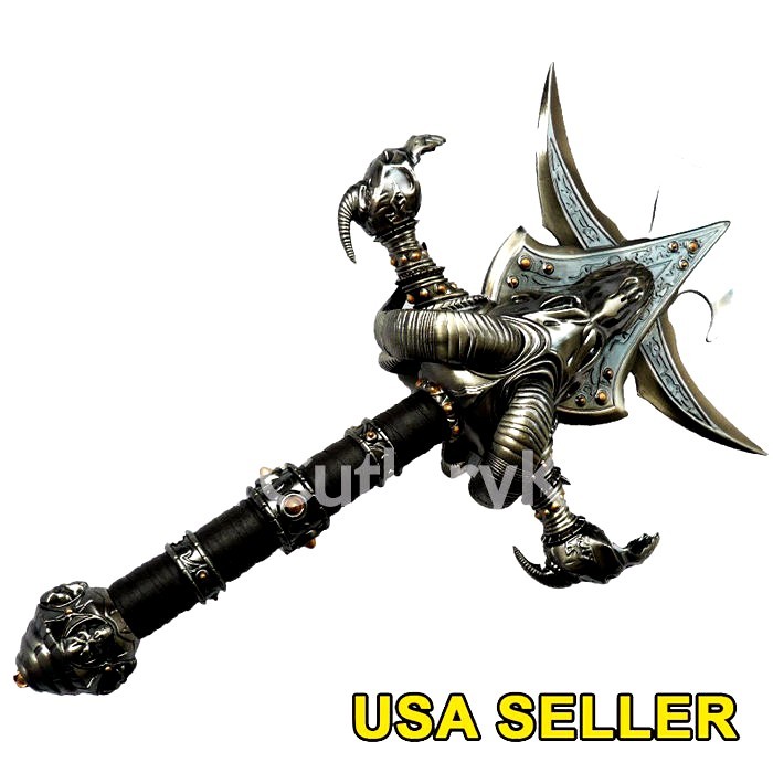 47" Sword Frostmourne War Craft Wow lich World 1:1 Scale Metal Cosplay videogame
