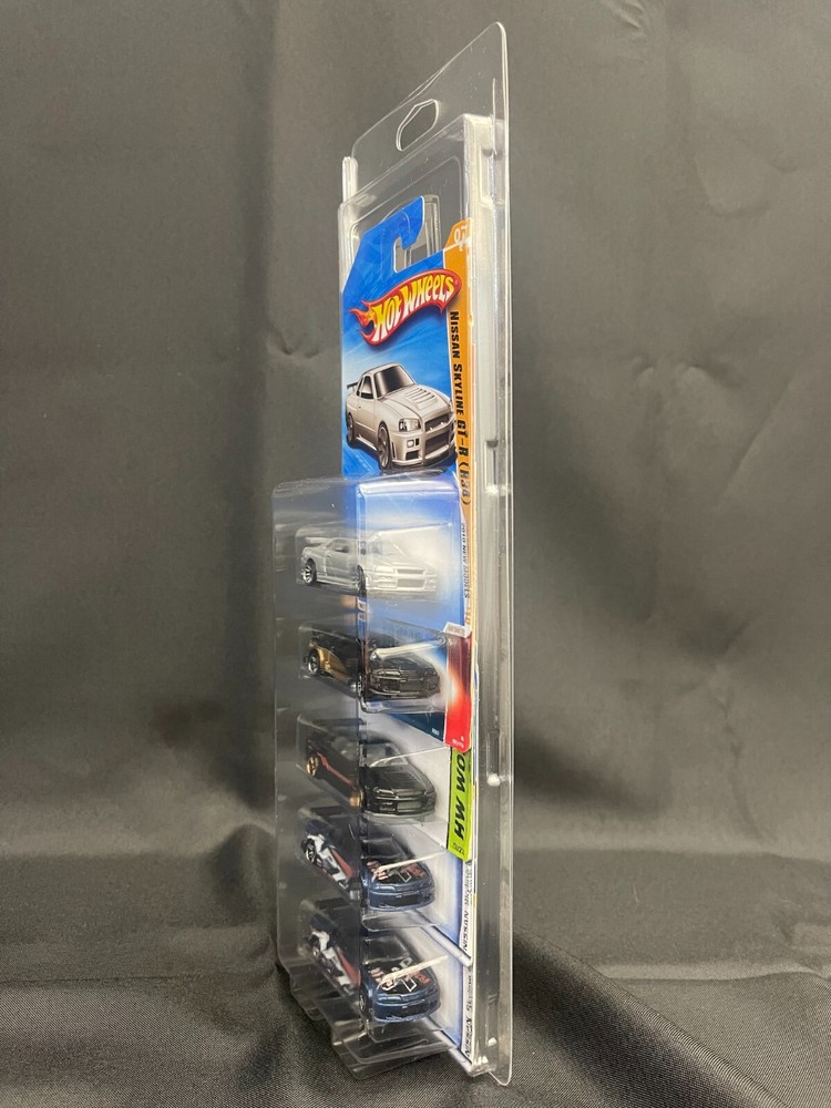 Diamond Protector qty 10 Mainline/RLC 5 Pack Case for Hot Wheels