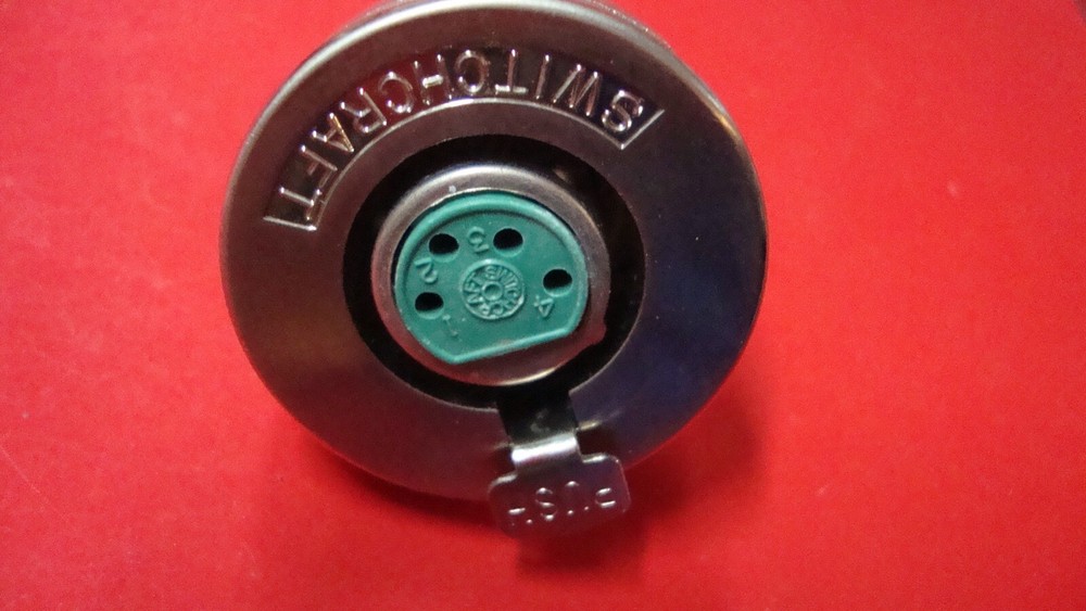 Switchcraft  #B4F FEMALE PANEL MOUNT 4 PIN MICROPHONE JACK