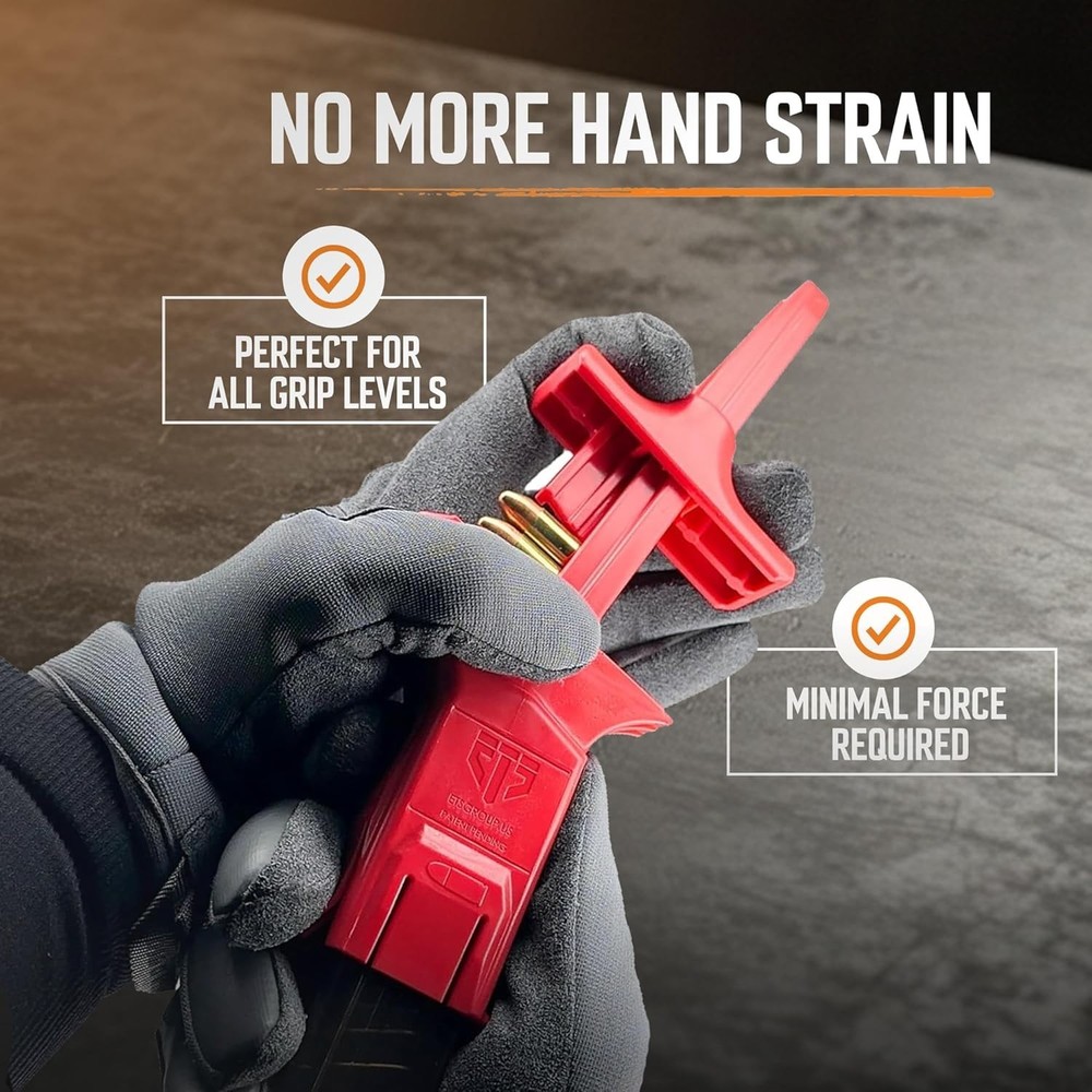 Speed Loader for Glock Magazines in Red