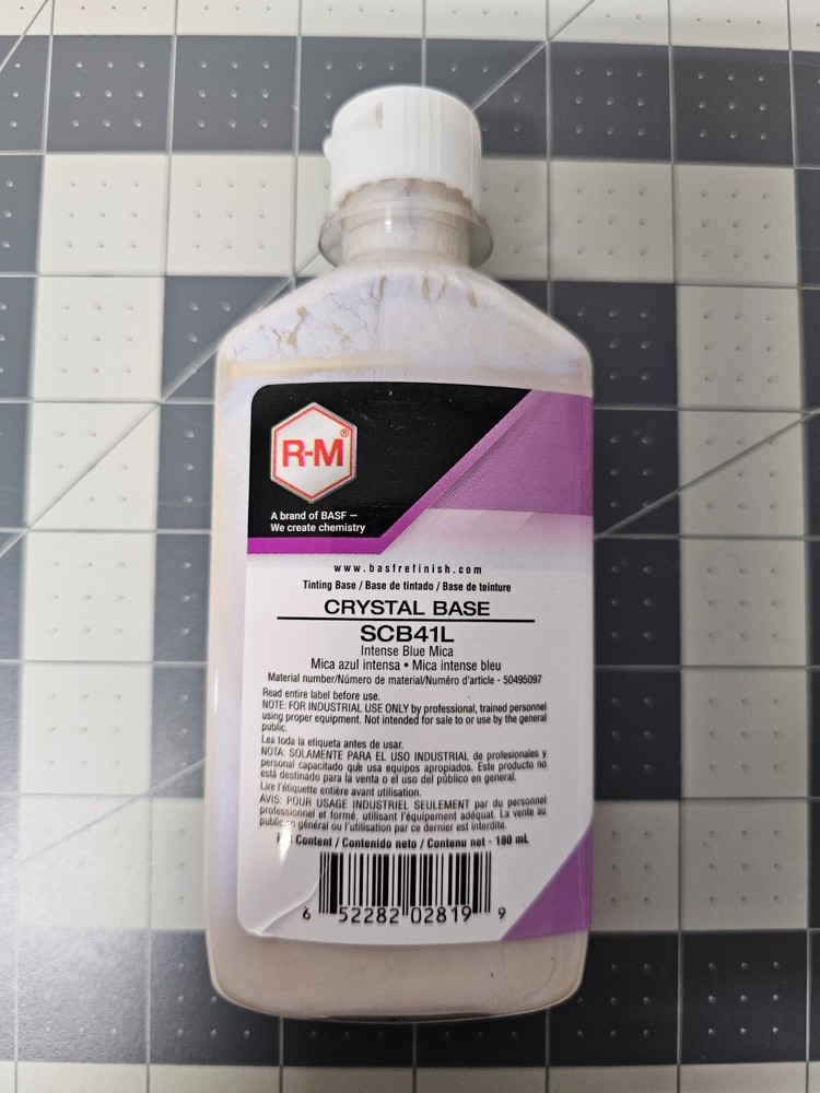 RM Crystal Base ⭐ 180ml SCB41L Intense Blue Mica ⭐ BASF