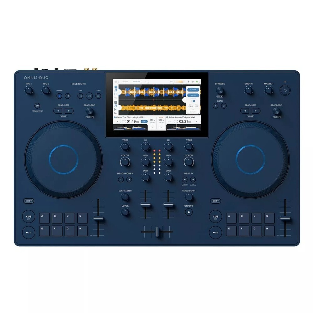 ALPHA THETA OMNIS-DUO Portable rechargeable Bluetooth DJ Controller