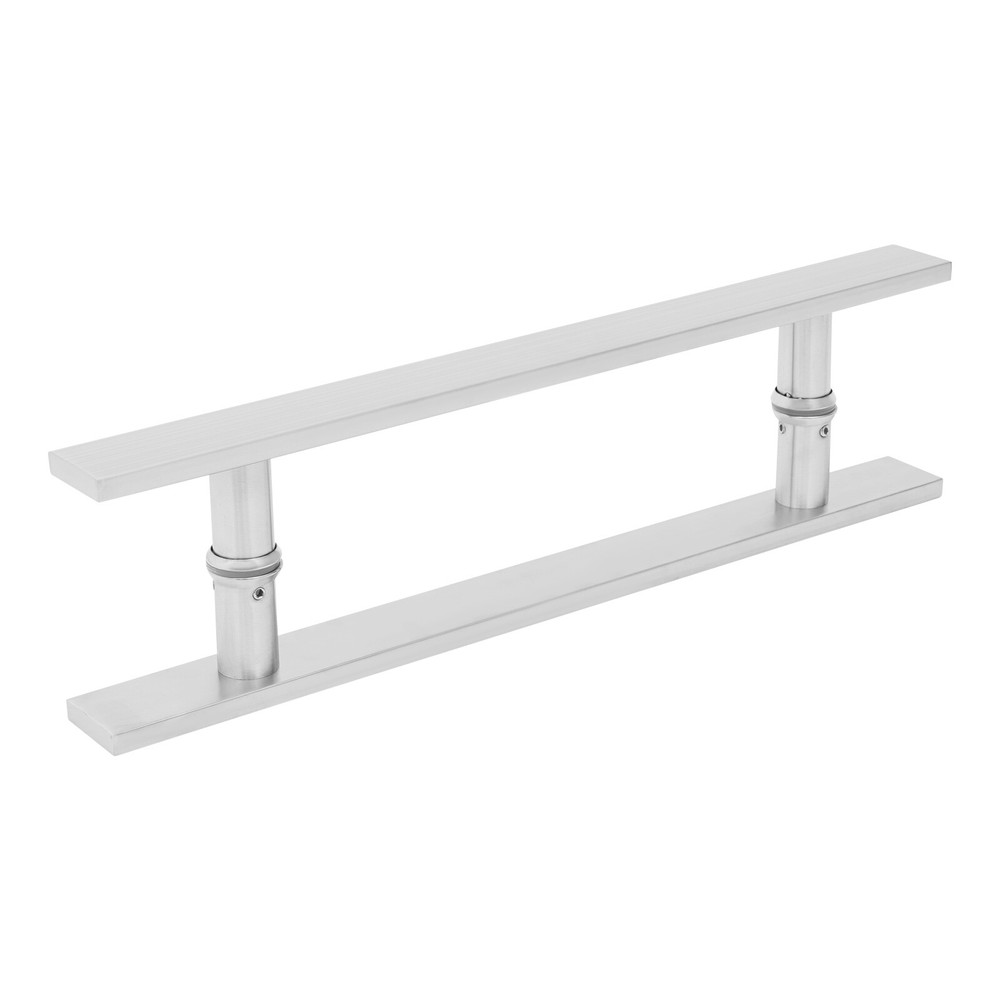 H-Shape Door Handle Double Sided Pull Push Sliding Barn Door Handles Silver