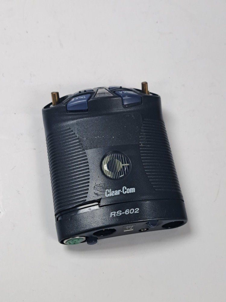 Clearcom RS-602 Two-Channel Portable Intercom Beltpack READ Description