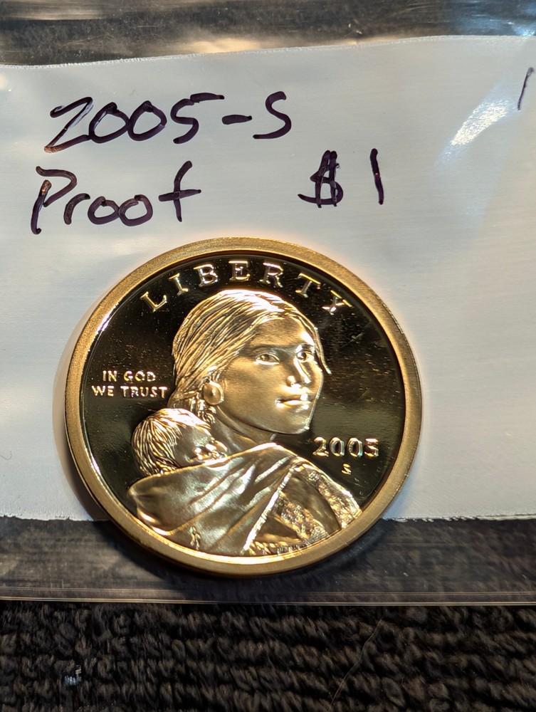 2005 S Proof  Sacagawea Dollar  ** From Proof Set **