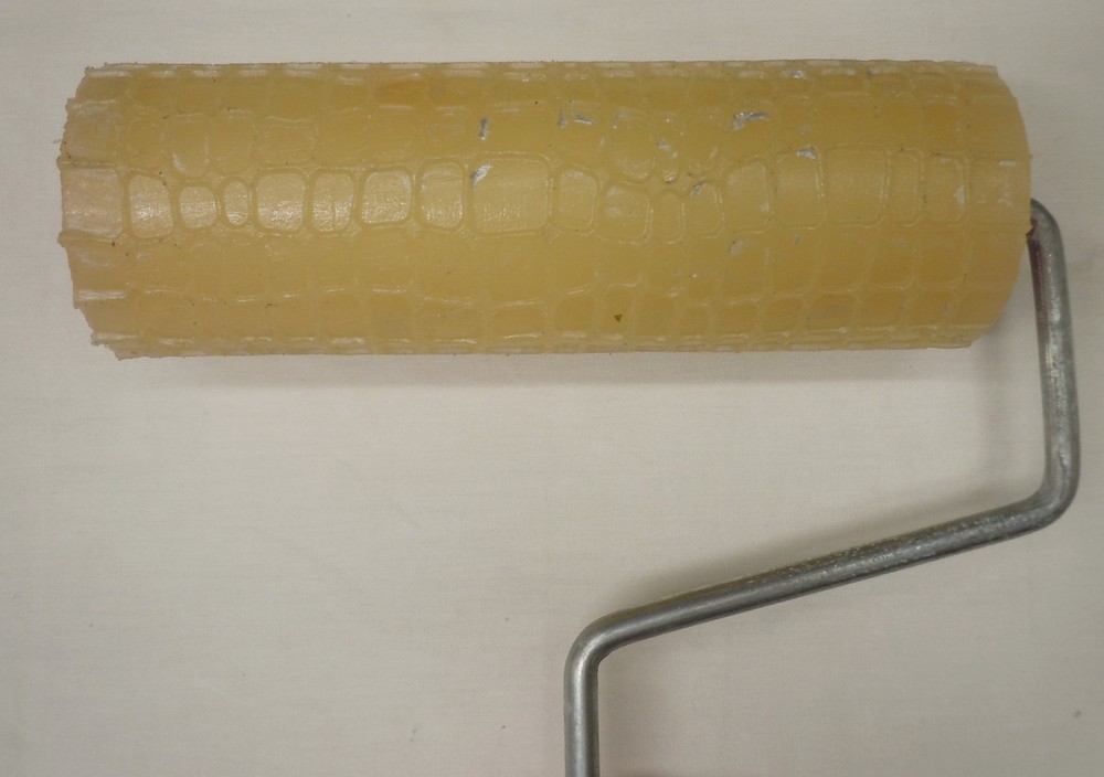 3 Patterned 7" Paint Roller Decorative Embossed Texture Wall Tool Lot