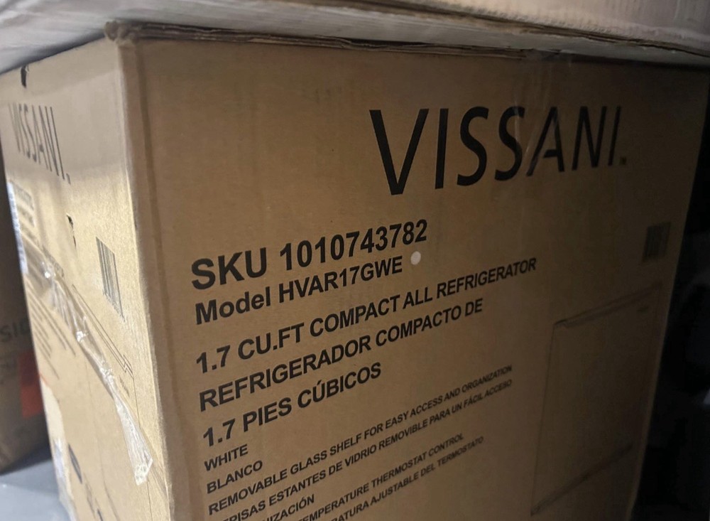 Vissani 1.7 cu. ft. Mini Refrigerator in White, ENERGY STAR