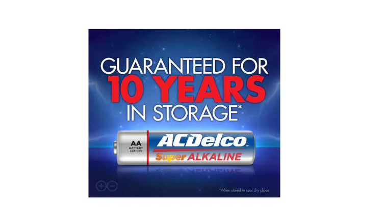 Super Alkaline AA Battery (24-Pack)