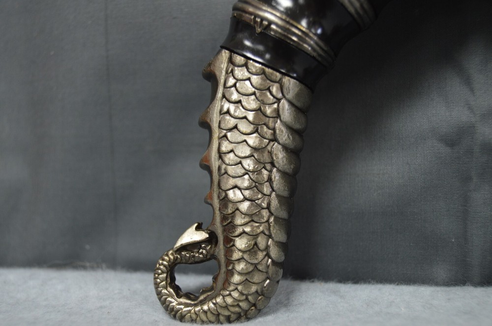 Double Snake Head Scorpion Tail Decorative Dagger