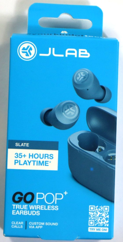 JLab Go POP  True Wireless Earbuds - Blue