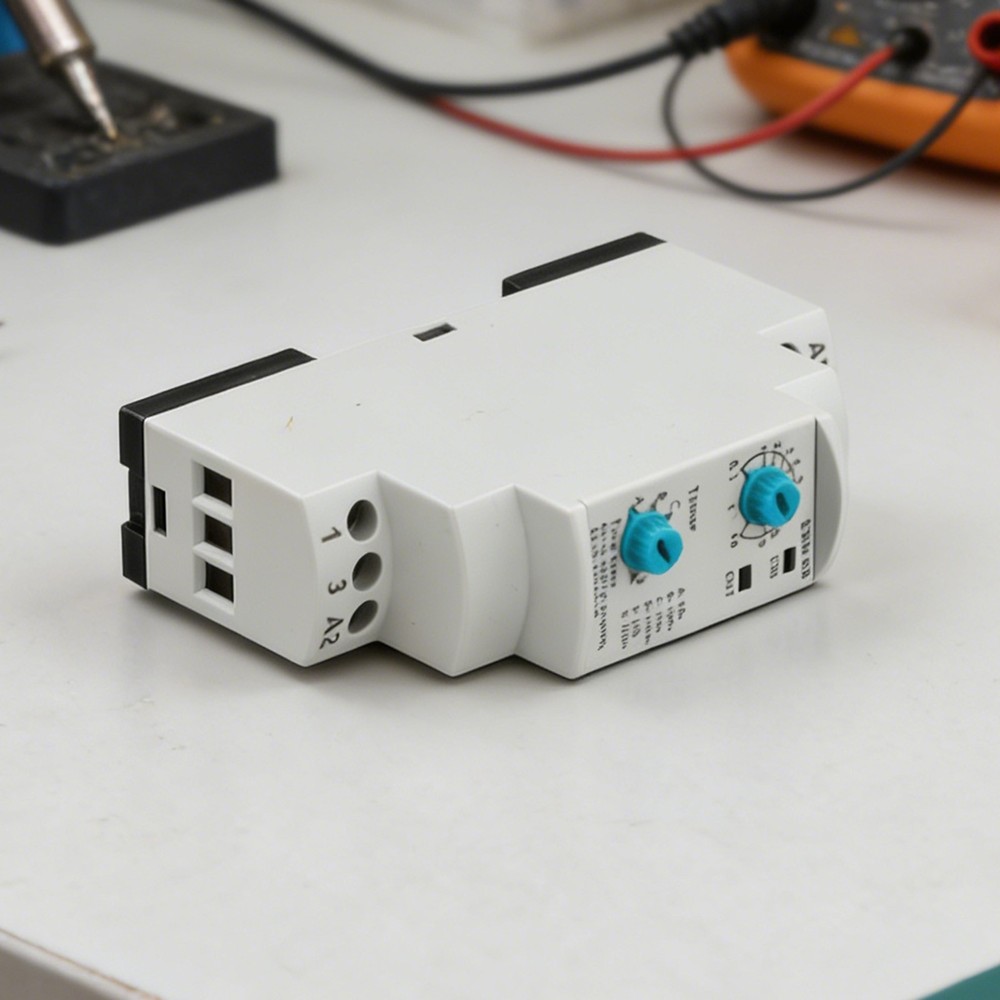 Relay Module ERV-08 Time Relay Time Range 0.1s-100h Panel Or DIN Rail Mount