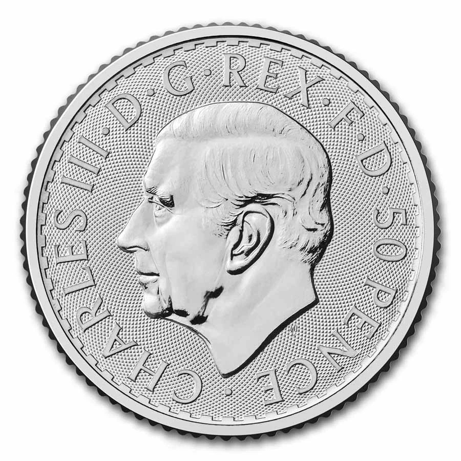2025 Royal Mint Great Britain Britannia 1/4 oz Silver Coin - BU