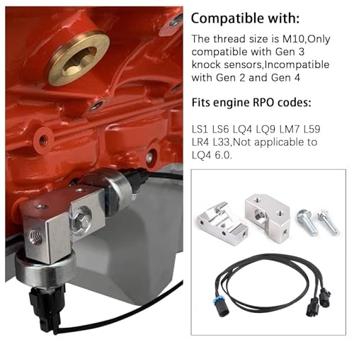 LS Gen 3 Knock Sensor Gen 3 LS Sensor Extension Harness & Knock Sensor Brackets