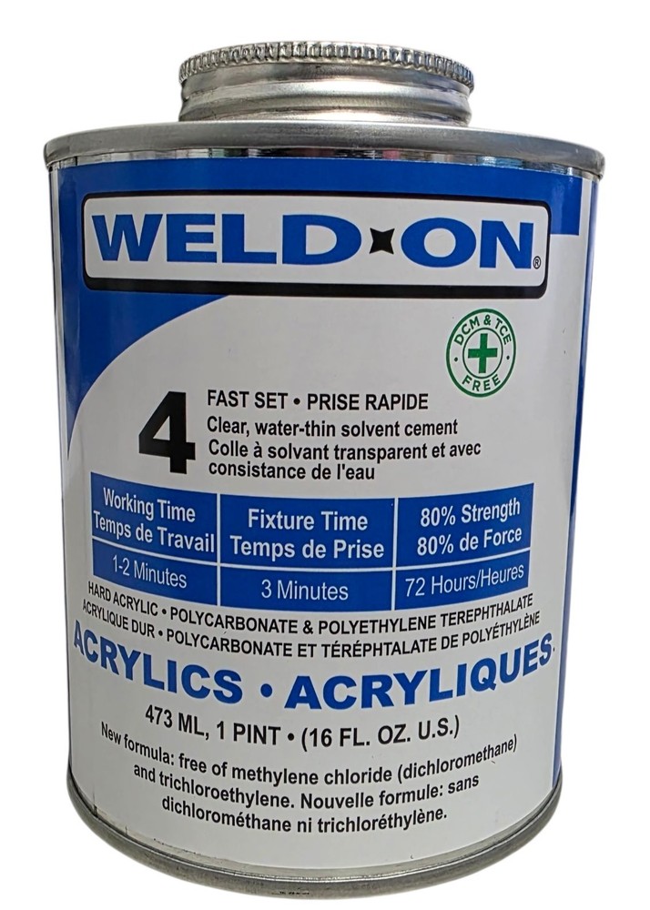 Weld-On #4 (Pint) New Formula DCM Free