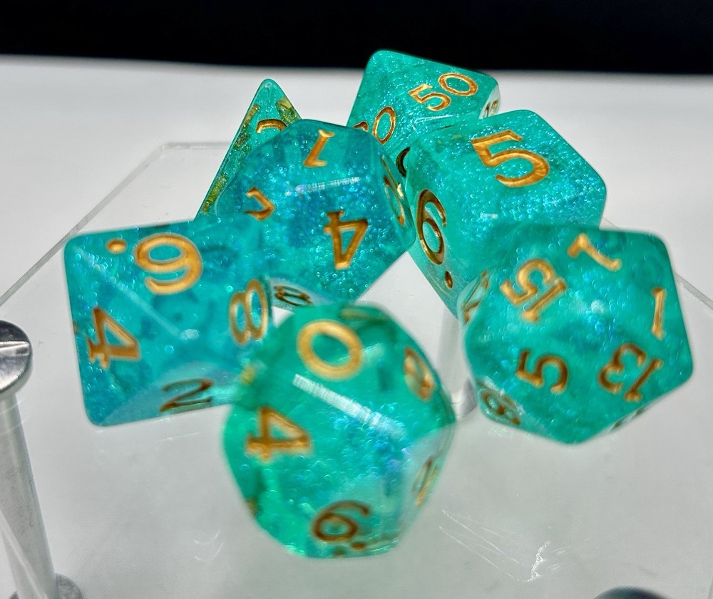 Sirius Acererak's D&D : Gold polyhedral dice Set D10