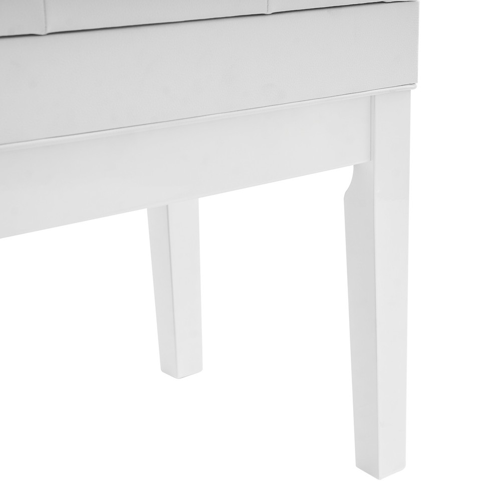 Double Seater Adjustable Duet Piano Bench with Storage Box Height Adjustable