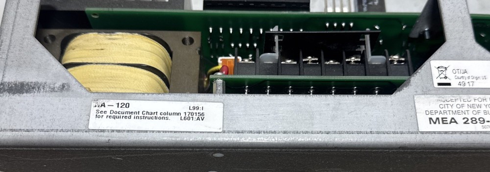 NOTIFIER AA-120 120 Watt Amplifier