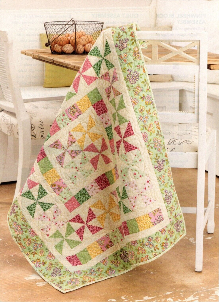 Spinning Sisters Quilt Pattern Pieced CM