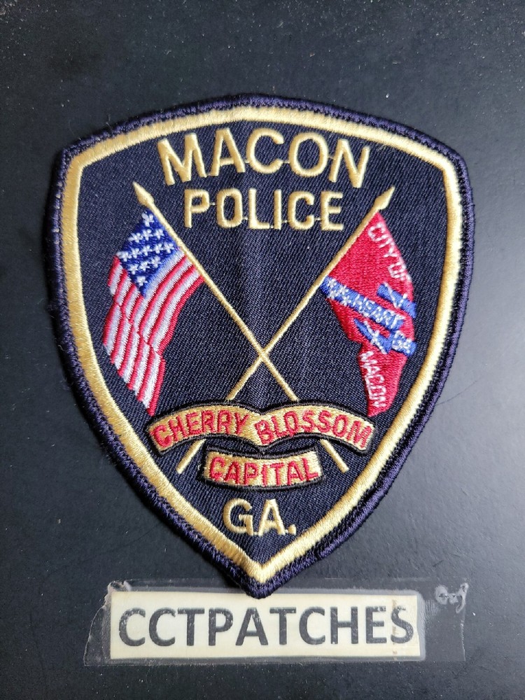MACON, GEORGIA POLICE SHOULDER PATCH GA