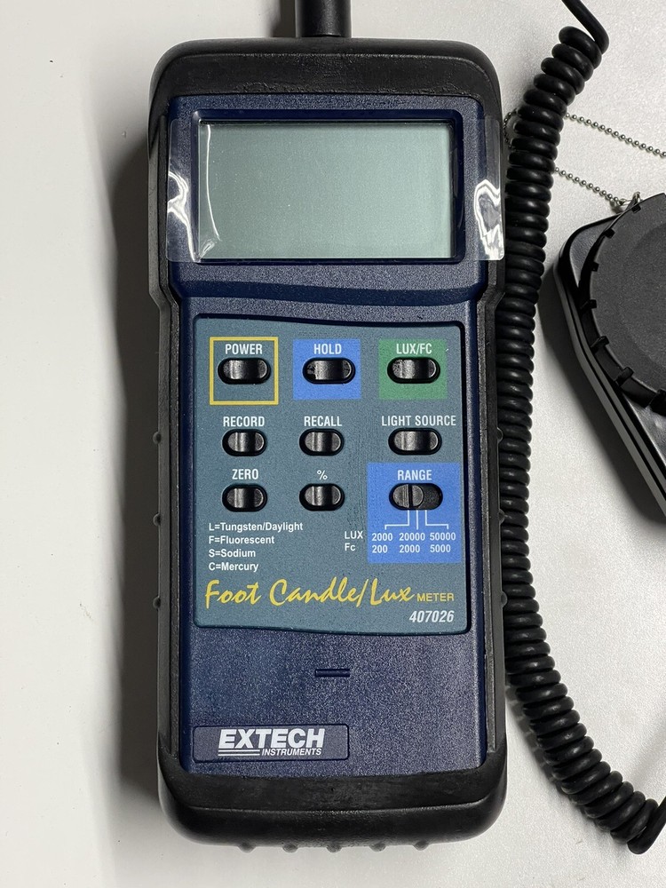 Extech Instruments 407026 Heavy Duty Light Meter