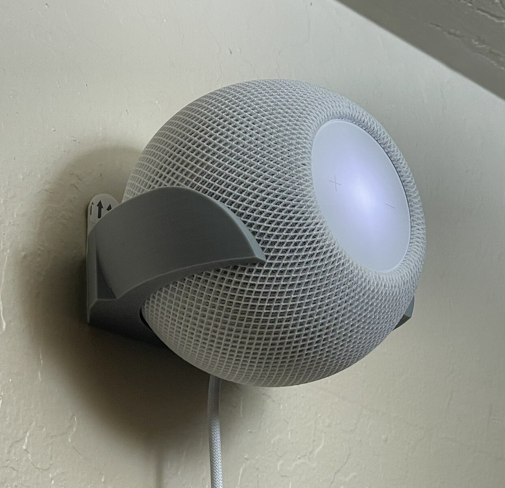 HomePod Mini Wall & Corner Mount Bracket Holder Accessory GRAY!