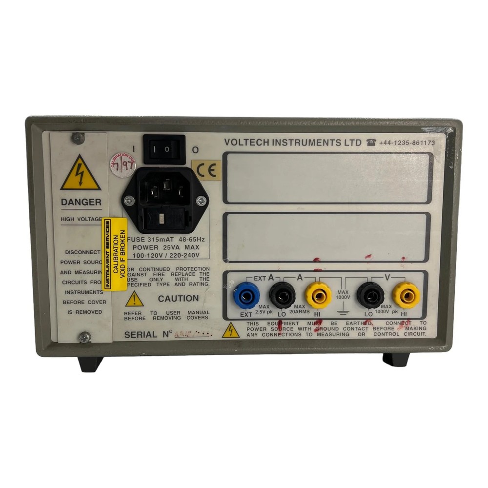 PM100 Voltech Single Phase Power Analyzer