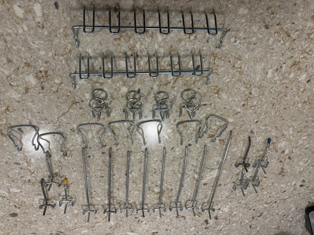 Pegboard Accessories for Organizing Tools in Workshop, Garage