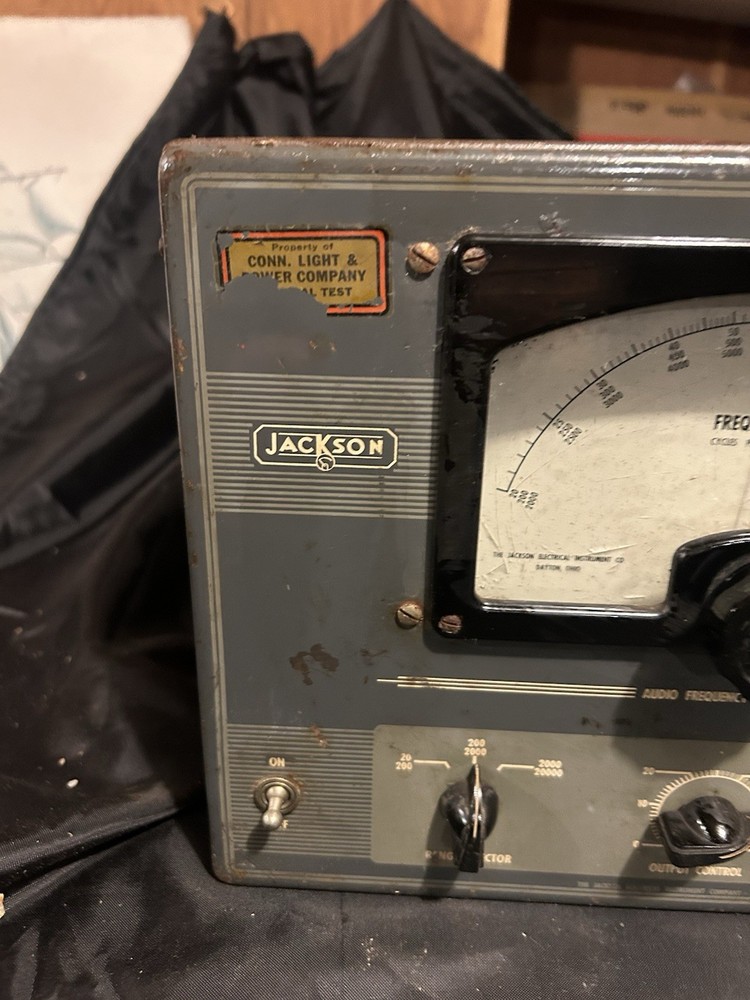 Vintage Jackson Tester Model 652 Working