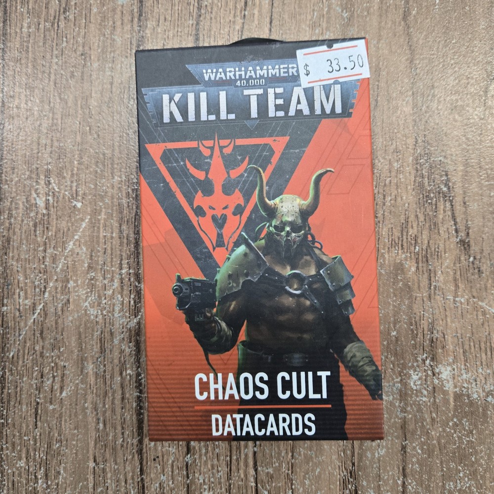 NEW Kill Team Datacards, Warhammer 40K, Games Workshop, SEALED