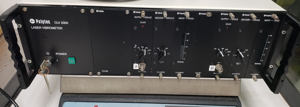 Polytec Vibrometer Controller CLV 2000 With 6 Modules 2 of each: M200 M030 M001