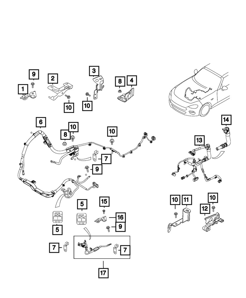 Genuine Mopar Bracket 68314468AA