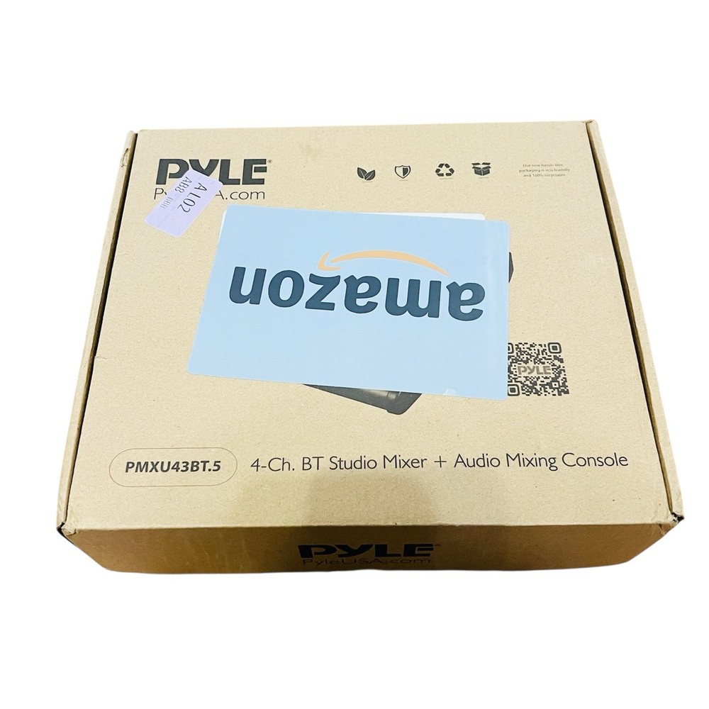 Pyle PMXU43BT.5 4-Channel Bluetooth Studio Mixer DJ Controller Console System