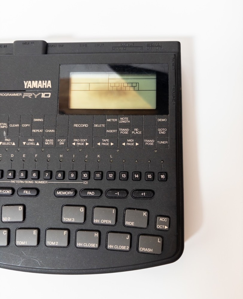 YAMAHA RY10 Rhythm Programmer Drum Machine Tested Working Japan