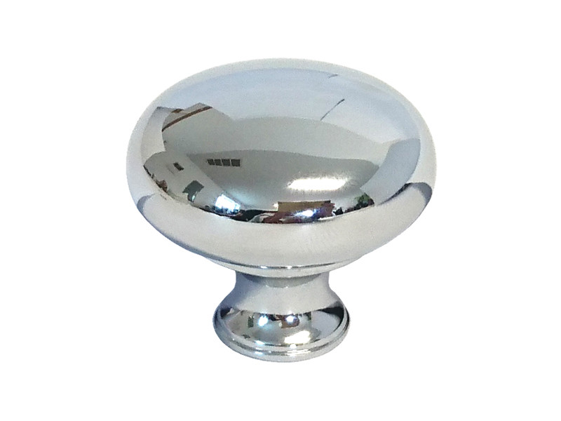 New Polished Chrome Round 1 1/4" (32mm) Kitchen Cabinet Knobs