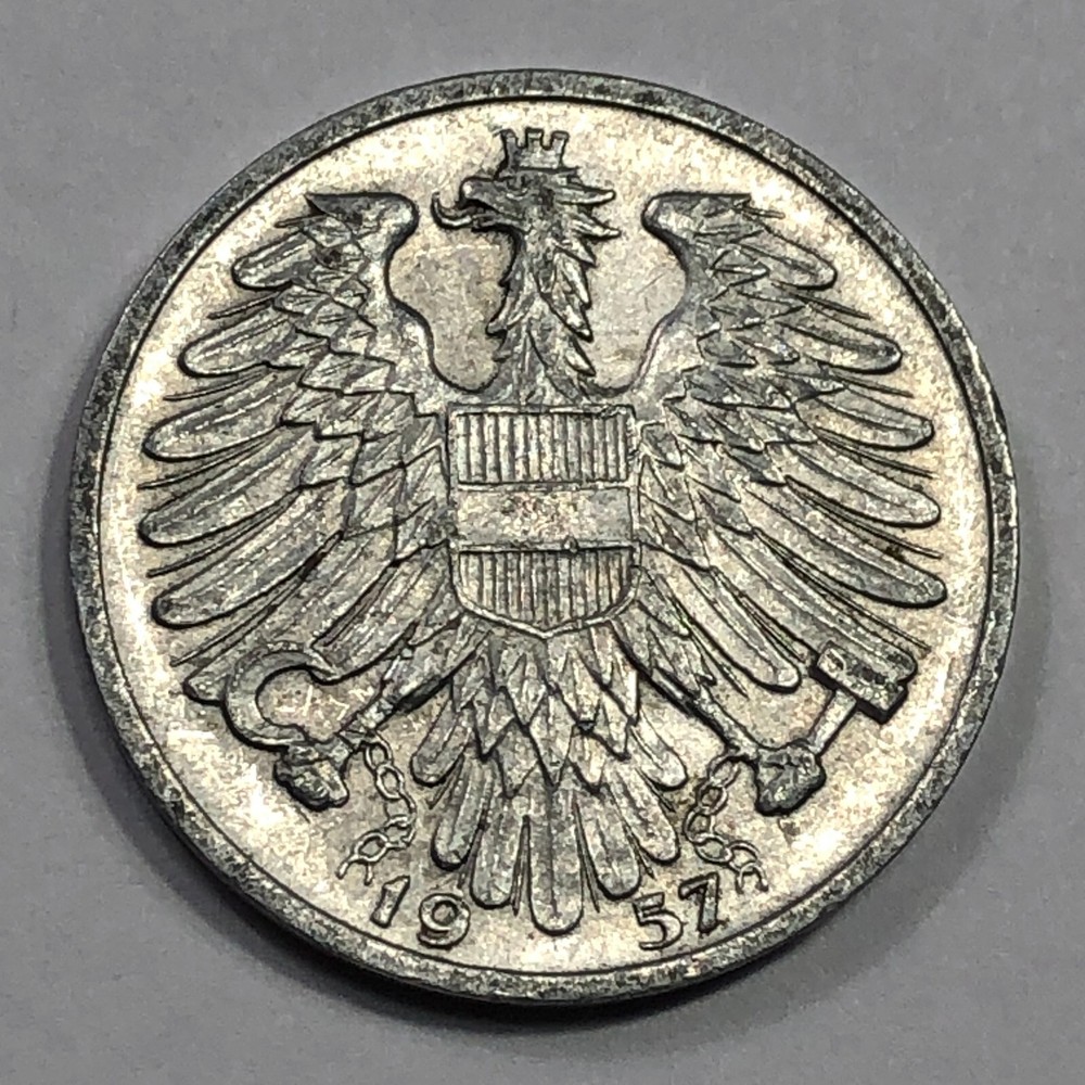 1957 Austria One Shilling Foreign Coin #2364