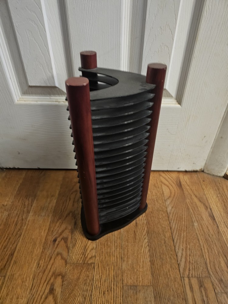 1990s Atlantic 20 CD Stackable Tower Rack Holder Organizer Retro 14”