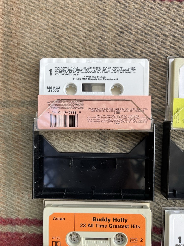 Buddy Holly cassette lot