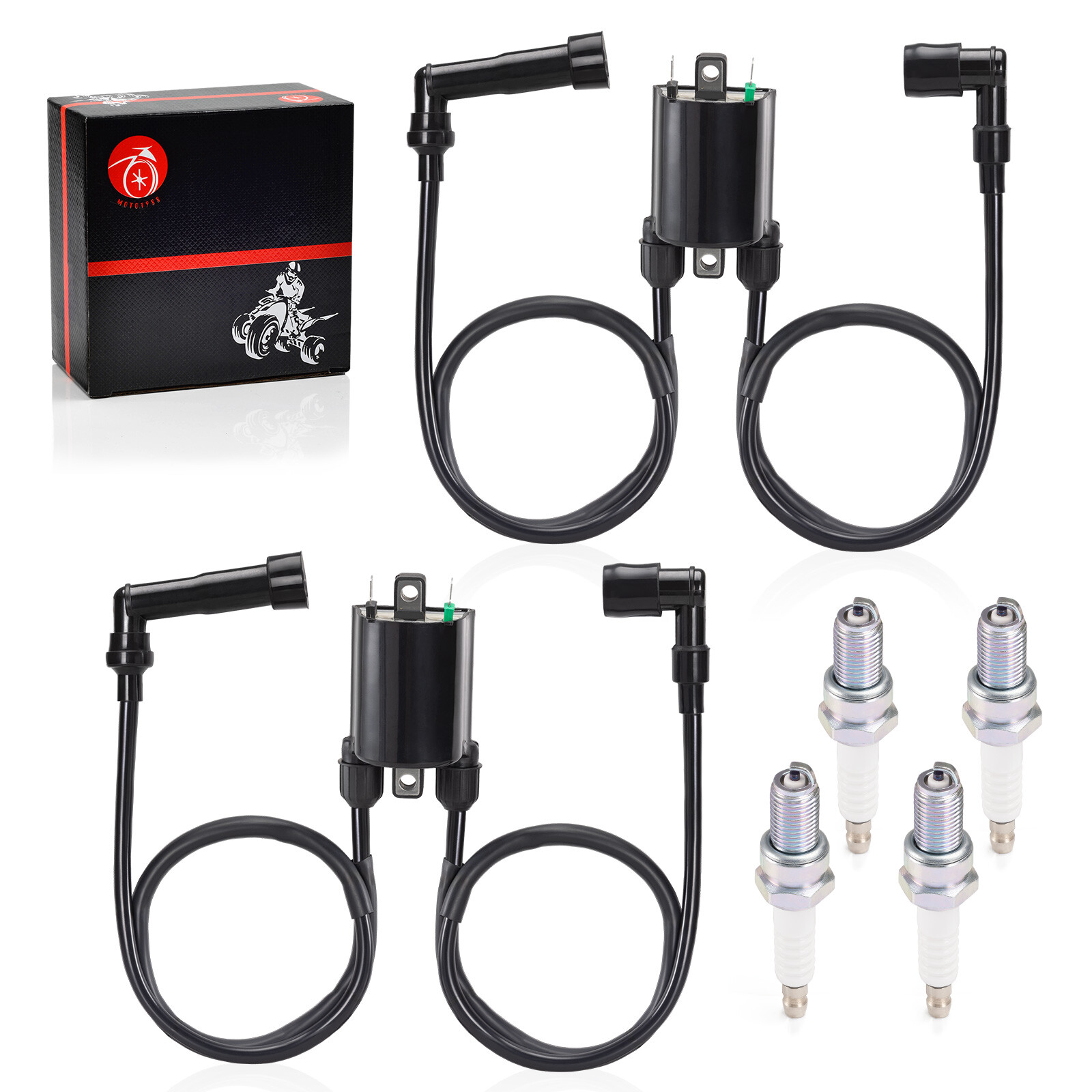 Ignition Coil & Spark plug For Kawasaki VN1500 Vulcan 1500 Classic 1996-2008