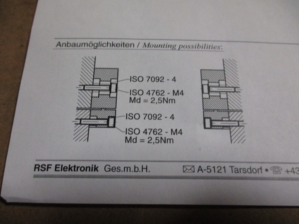 RSF Elektronik MSA 770.51-0 Linear Encoder NEW
